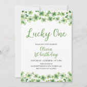Lucky One verjaardagsuitnodiging, St. Patrick's th Kaart (Voorkant)