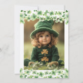 Lucky One verjaardagsuitnodiging, St. Patrick's th Kaart (Achterkant)