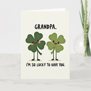 Lucky Opa Klaverkaart Kaart