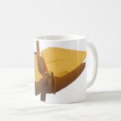 lucky origami crane koffiemok (Voorkant rechts)