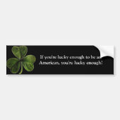 Lucky Patriot Bumpersticker (Voorkant)