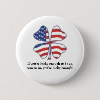 Lucky Patriot Ronde Button 5,7 Cm