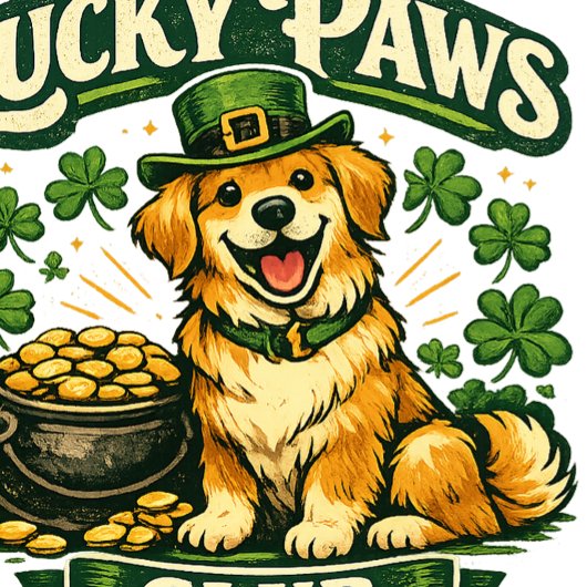 Lucky Paws Club St. Patrick's Day-muts Trucker Pet