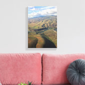 Lucky Peak Reservoir Canvas Afdruk (Insitu (Woonkamer))