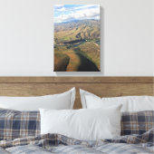 Lucky Peak Reservoir Canvas Afdruk (Insitu (Slaapkamer))