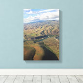 Lucky Peak Reservoir Canvas Afdruk (Insitu (Houten vloer))