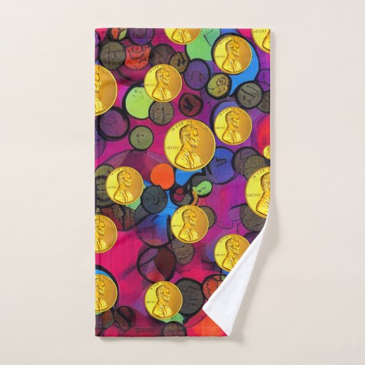 Lucky Pennies Bad Handdoek (Handdoek)