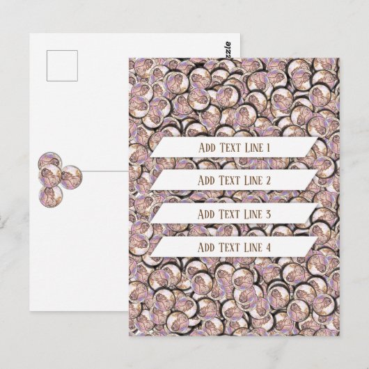 Lucky Pennies Briefkaart (Voorkant / Achterkant)