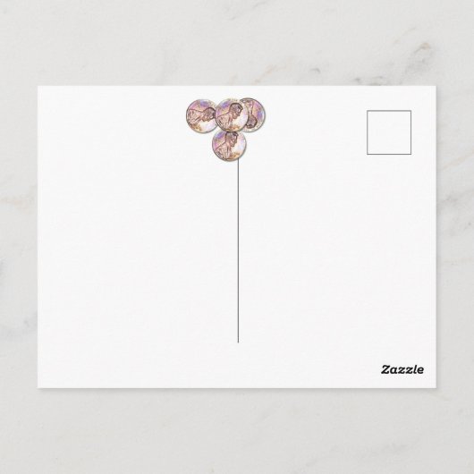 Lucky Pennies Briefkaart (Achterkant)