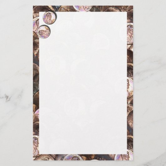 Lucky Pennies Briefpapier (Achterkant)