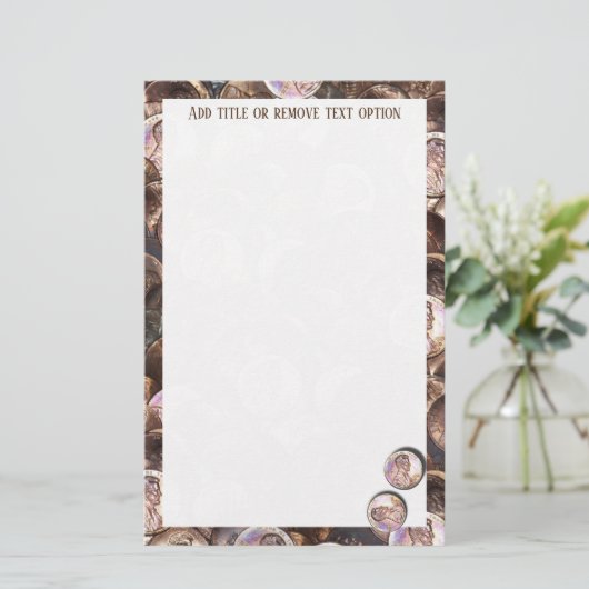 Lucky Pennies Briefpapier (Staand voorkant)
