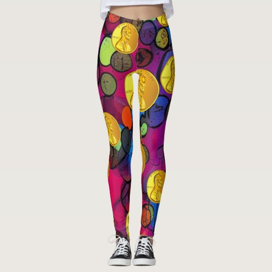 Lucky Pennies Leggings (Voorkant)