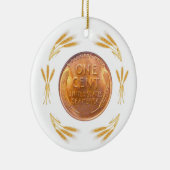 Lucky Penny Keramisch Ornament (Rechts)
