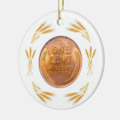 Lucky Penny Keramisch Ornament (Links)