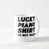 Lucky Piano Shirt Do Not Wash Koffiemok (Voorkant rechts)