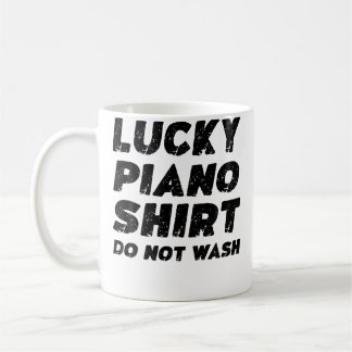 Lucky Piano Shirt Do Not Wash Koffiemok