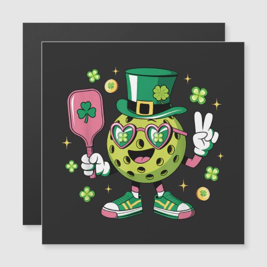 Lucky Pickleball Hoed Ierse Klaver (Voorkant / Achterkant)