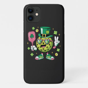 Lucky Pickleball Hoed Ierse Shamrock Case-Mate iPhone Case