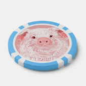 Lucky piglet Poker Chips (Enkel)