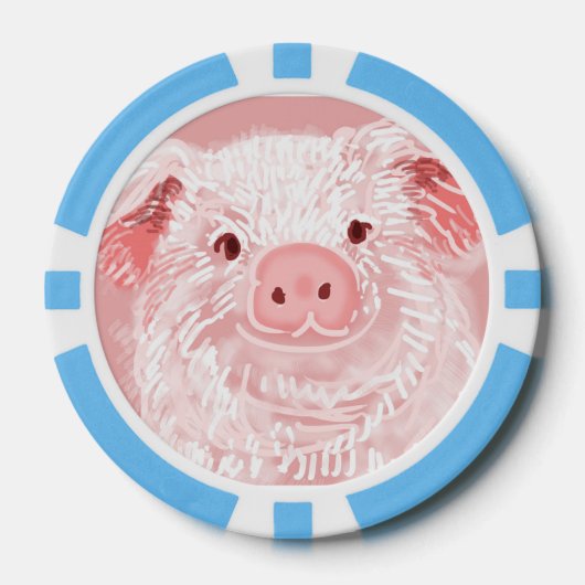 Lucky piglet Poker Chips (Voorkant)