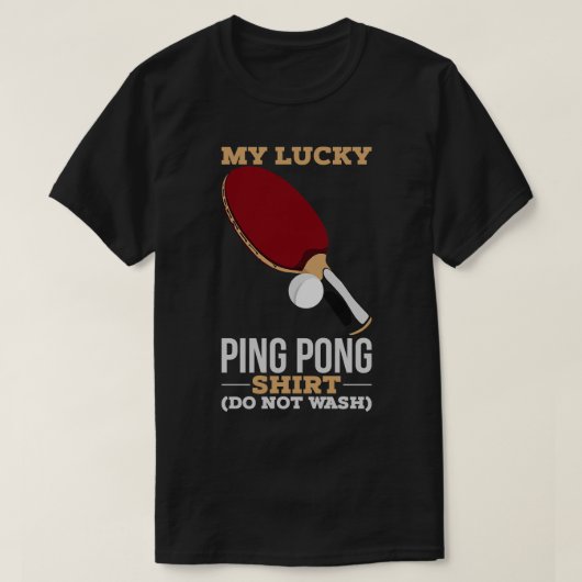 Lucky Ping Pong T-shirt (Design voorkant)