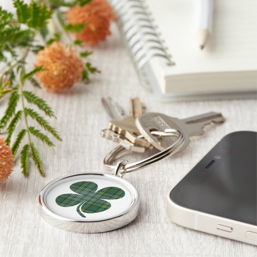 Lucky Play Shamrock Sleutelhanger (Zijkant)