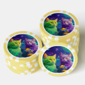 Lucky Pocker Chips voor Cat Lovers (Opstapeling)