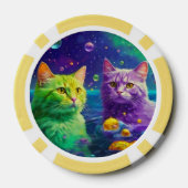 Lucky Pocker Chips voor Cat Lovers (Achterkant)