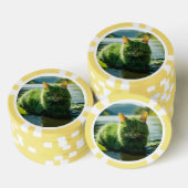 Lucky Pocker Chips voor Cat Lovers (Opstapeling)