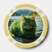 Lucky Pocker Chips voor Cat Lovers (Achterkant)