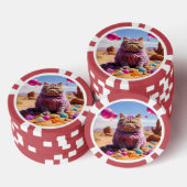 Lucky Pocker Chips voor Cat Lovers (Opstapeling)
