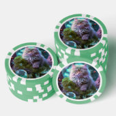 Lucky Pocker Chips voor Cat Lovers (Opstapeling)