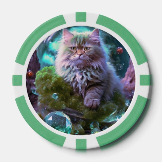 Lucky Pocker Chips voor Cat Lovers (Voorkant)