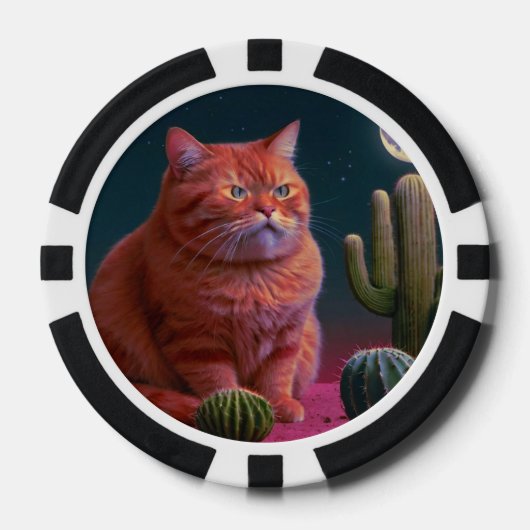 Lucky Pocker Chips voor Cat Lovers (Voorkant)