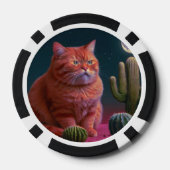 Lucky Pocker Chips voor Cat Lovers (Achterkant)