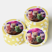 Lucky Pocker Chips voor Cat Lovers (Opstapeling)