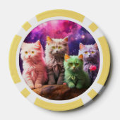Lucky Pocker Chips voor Cat Lovers (Achterkant)