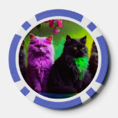 Lucky Pocker Chips voor Cat Lovers (Achterkant)
