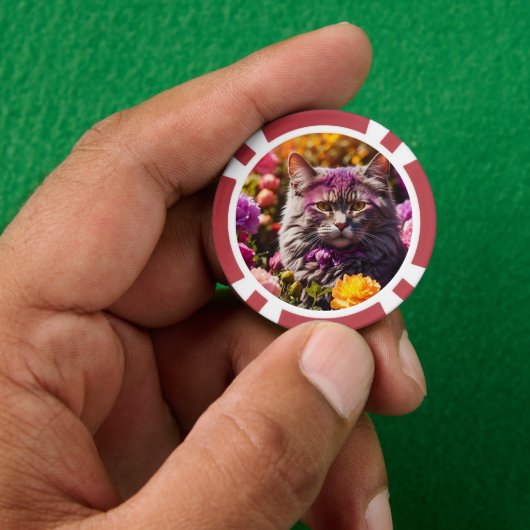 Lucky Pocker Chips voor Cat Lovers (Hand)