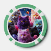 Lucky Pocker Chips voor Cat Lovers (Achterkant)