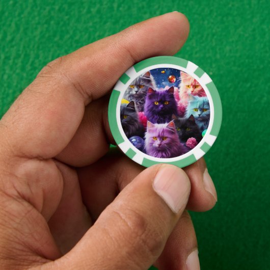 Lucky Pocker Chips voor Cat Lovers (Hand)