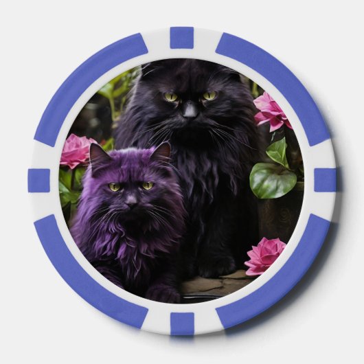 Lucky Pocker Chips voor Cat Lovers (Voorkant)
