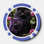 Lucky Pocker Chips voor Cat Lovers (Achterkant)
