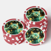 Lucky Pocker Chips voor Cat Lovers (Opstapeling)
