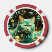 Lucky Pocker Chips voor Cat Lovers (Achterkant)