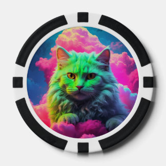 Lucky Pocker Chips voor Cat Lovers