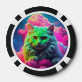 Lucky Pocker Chips voor Cat Lovers (Achterkant)
