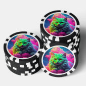 Lucky Pocker Chips voor Cat Lovers (Opstapeling)