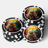 Lucky Pocker Chips voor Cat Lovers (Opstapeling)