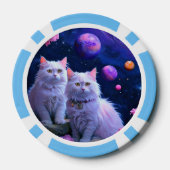 Lucky Poker Chips for Cat Lovers (Achterkant)